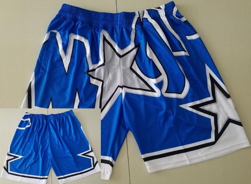 Men's Orlando Magic Blue Hollywood Classic Printed Swingman Shorts