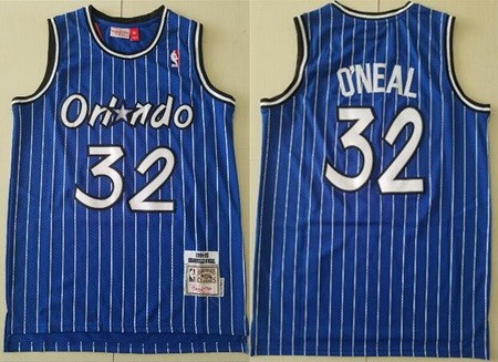 Men's Orlando Magic #32 Shaquille O'Neal Blue 1994 Hollywood Classic Swingman Jersey