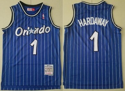 Men's Orlando Magic #1 Penny Hardaway Blue 1993 Hollywood Classic Swingman Jersey