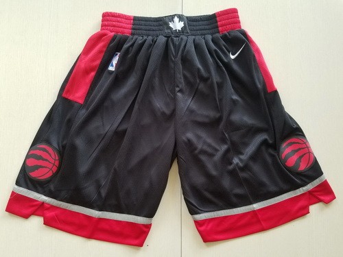 Men's Toronto Raptors Black 2018 Swingman Shorts