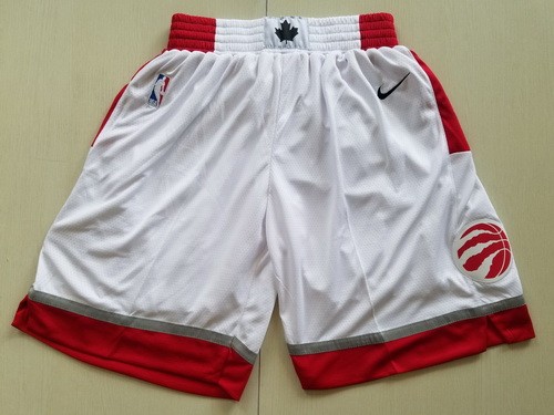 Men's Toronto Raptors White 2018 Swingman Shorts