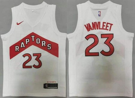 Men's Toronto Raptors #23 Fred VanVleet White Association Icon Swingman Jersey