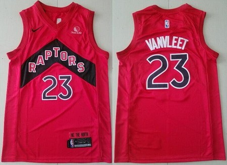 Men's Toronto Raptors #23 Fred VanVleet Red 2021 Icon Sponsor Swingman Jersey