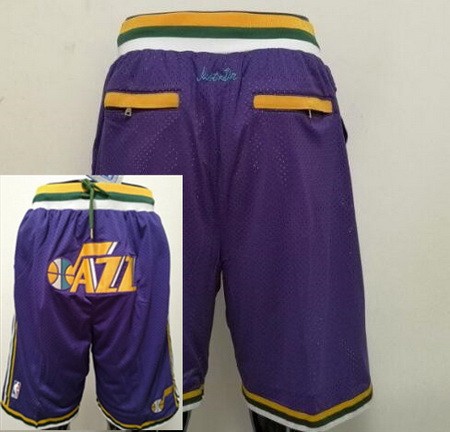 Men's Utah Jazz Purple Just Don Swingman Shorts
