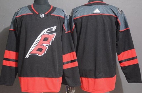 Youth Carolina Hurricanes Blank Black Alternate Jersey
