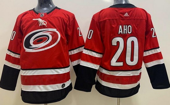 Youth Carolina Hurricanes #20 Sebastian Aho Red Jersey