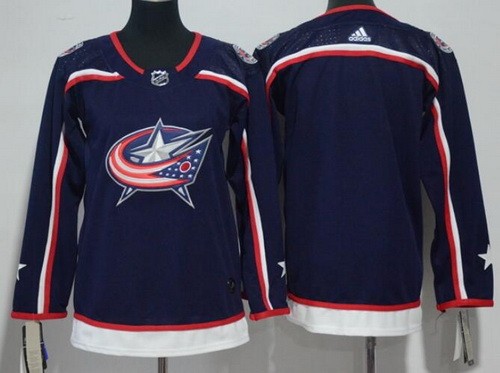 Youth Columbus Blue Jackets Blank Navy Jersey