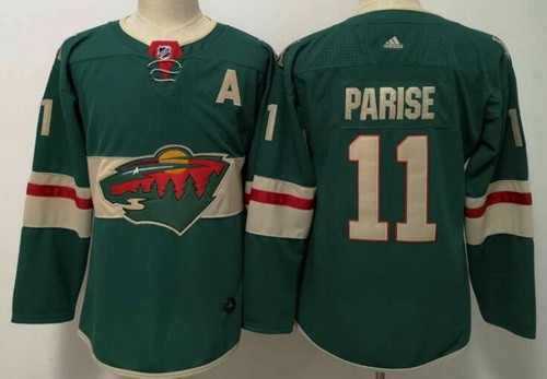 Youth Minnesota Wild #11 Zach Parise Green Jersey