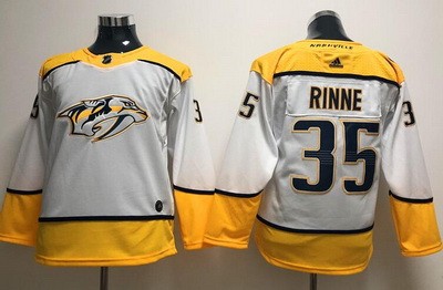 Youth Nashville Predators #35 Pekka Rinne White Jersey