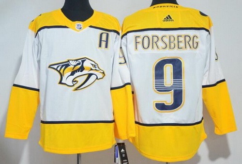 Youth Nashville Predators #9 Filip Forsberg White Jersey