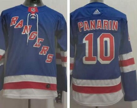 Youth New York Rangers #10 Artemi Panarin Blue Authentic Jersey