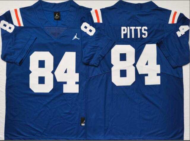 Mens NCAA Florida Gators 84 Pitts Blue Limited College Football Jerseys