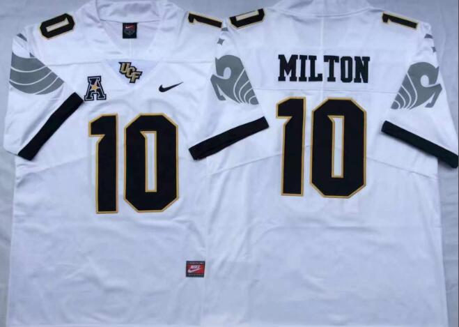 Mens NCAA UCF Knights 10 Milton White College Football Jersey