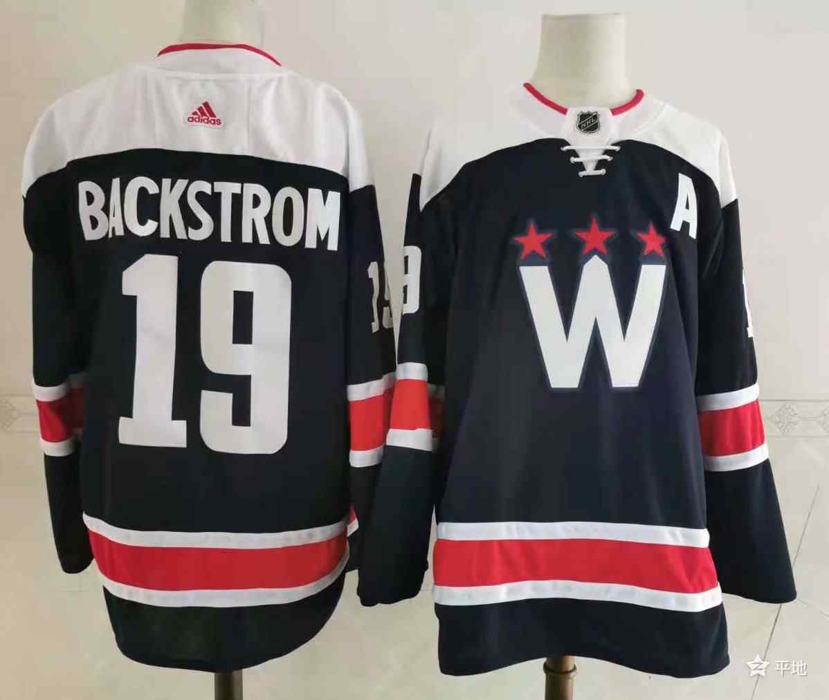 Capitals 19 Nicklas Backstrom Navy 2020-21 Adidas Jersey