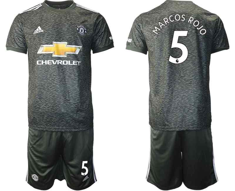 2020-21 Manchester United 5 MARCOS ROJO Away Soccer Jersey