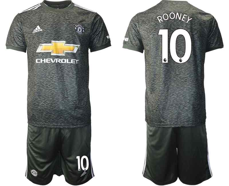 2020-21 Manchester United 10 ROONEY Away Soccer Jersey