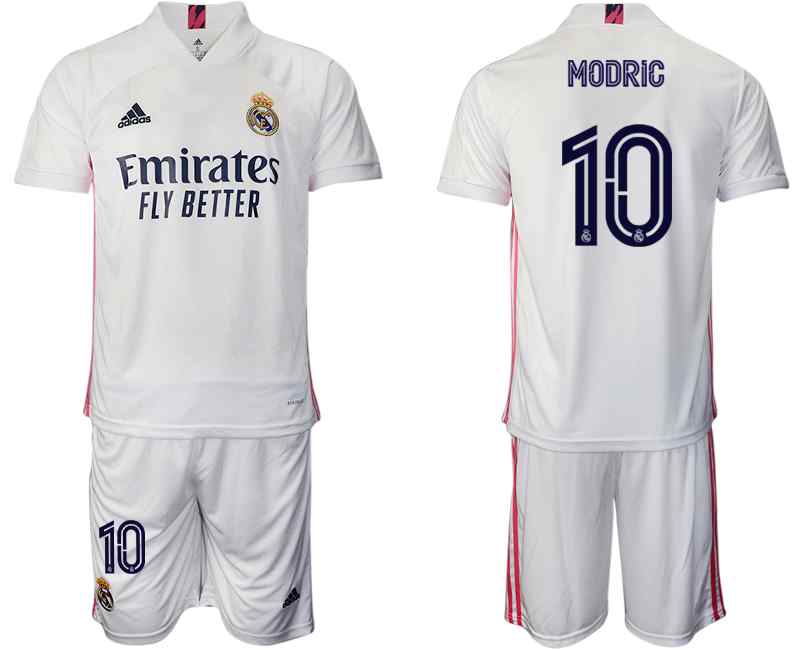 2020-21 Real Madrid 10 MODRIC Home Soccer Jersey