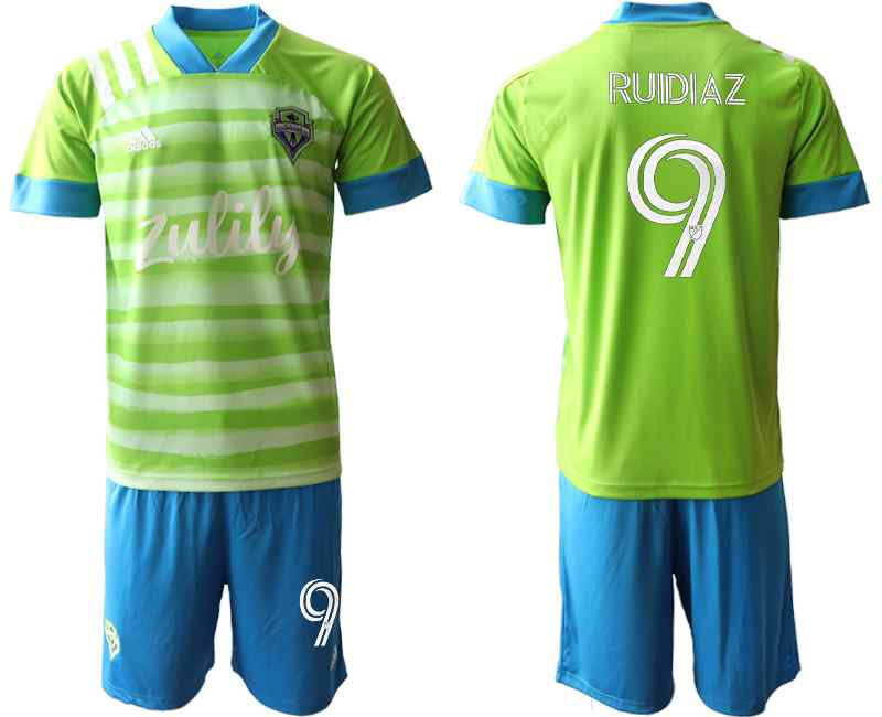 2020-21 Seattle Sounders 9 RUIDIAZ Home Soccer Jersey