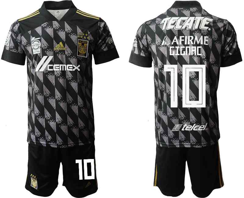 2020-21 Tigres UANL 10 GIGNAC Third Soccer Jersey