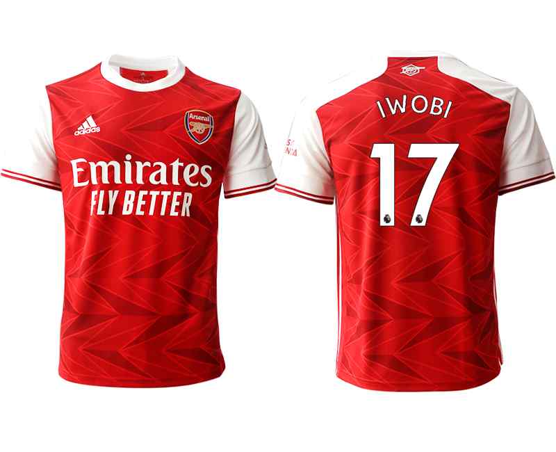 2020-21 Arsenal 17 IWOBI Home Thailand Soccer Jersey