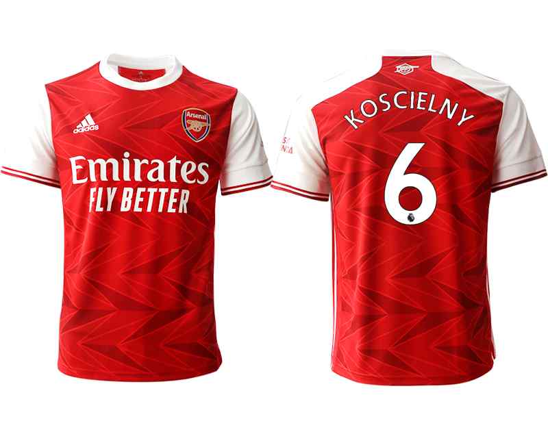 2020-21 Arsenal 6 KOSCIELNY Home Thailand Soccer Jersey