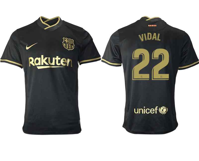 2020-21 Barcelona 22 VIDAL Away Thailand Soccer Jersey