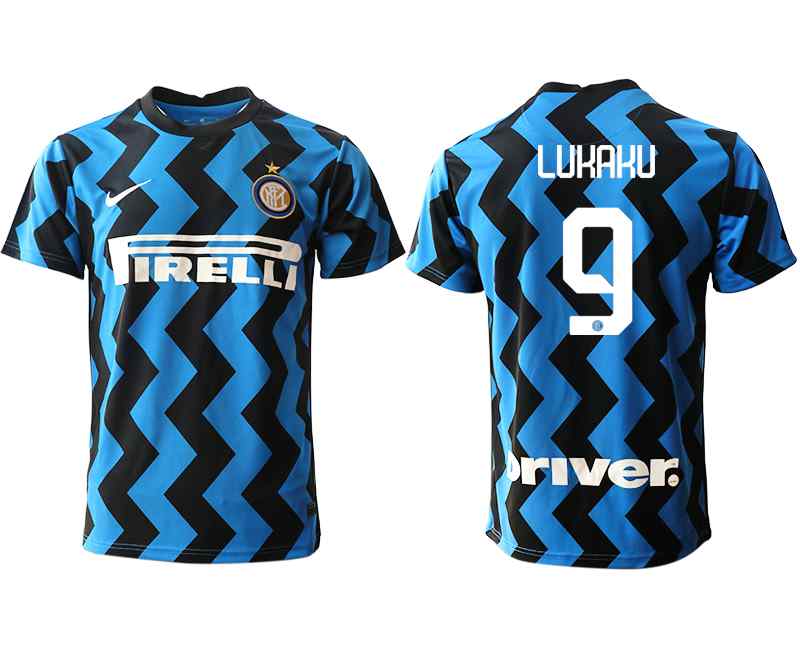2020-21 Inter Milan 9 LUKAKU Home Thailand Soccer Jersey