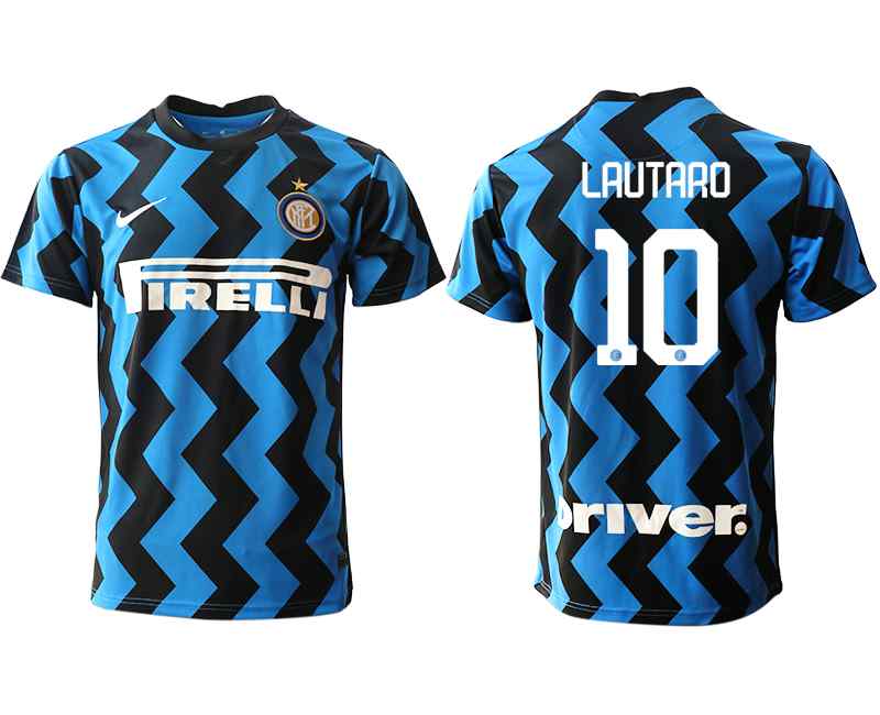 2020-21 Inter Milan 10 LAUTARO Home Thailand Soccer Jersey