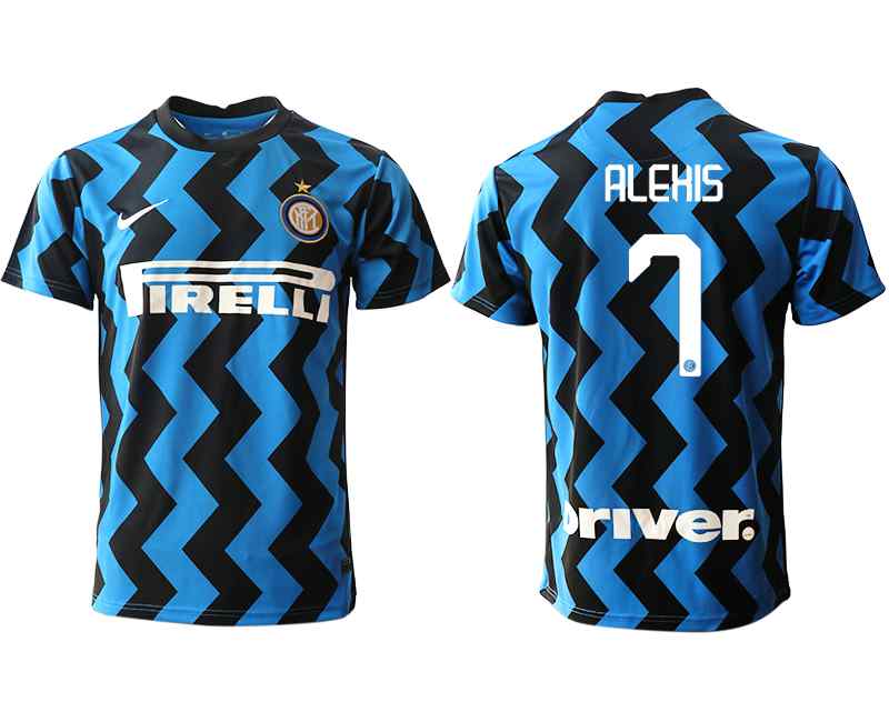 2020-21 Inter Milan 7 ALEHIS Home Thailand Soccer Jersey