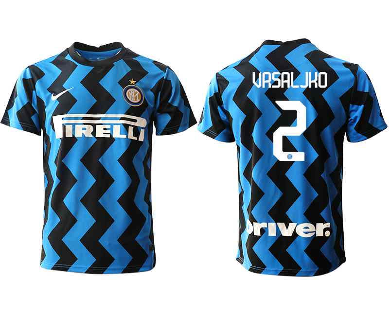2020-21 Inter Milan 2 URSALJKO Home Thailand Soccer Jersey