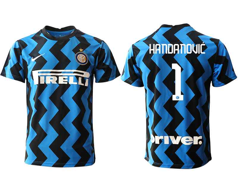 2020-21 Inter Milan 1 HANDANOUIC Home Thailand Soccer Jersey