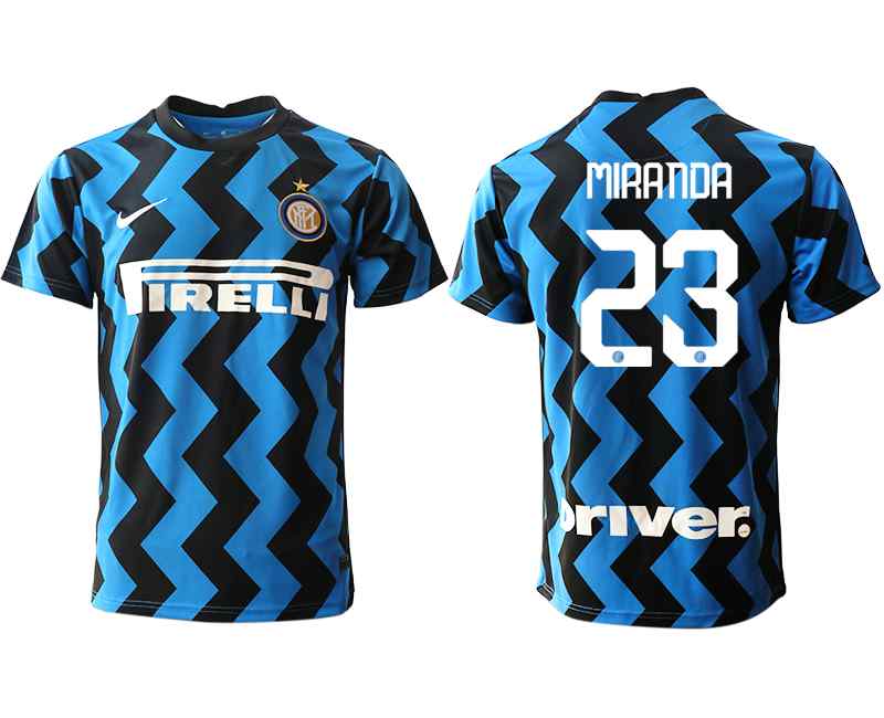 2020-21 Inter Milan 23 MIRANDA Home Thailand Soccer Jersey