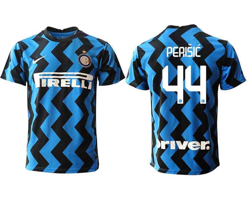 2020-21 Inter Milan 44 PERISIC Home Thailand Soccer Jersey