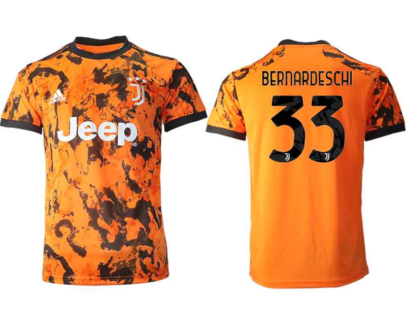 2020-21 Juventus 33 BERNARDESCHI Third Thailand Soccer Jersey