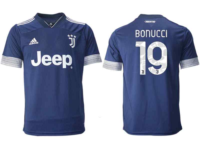2020-21 Juventus 19 BONUCCI Away Thailand Soccer Jersey