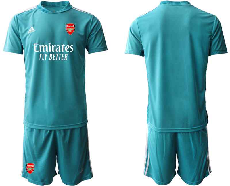2020-21 Arsenal Lake Blue Goalkeeper Soccer Jersey