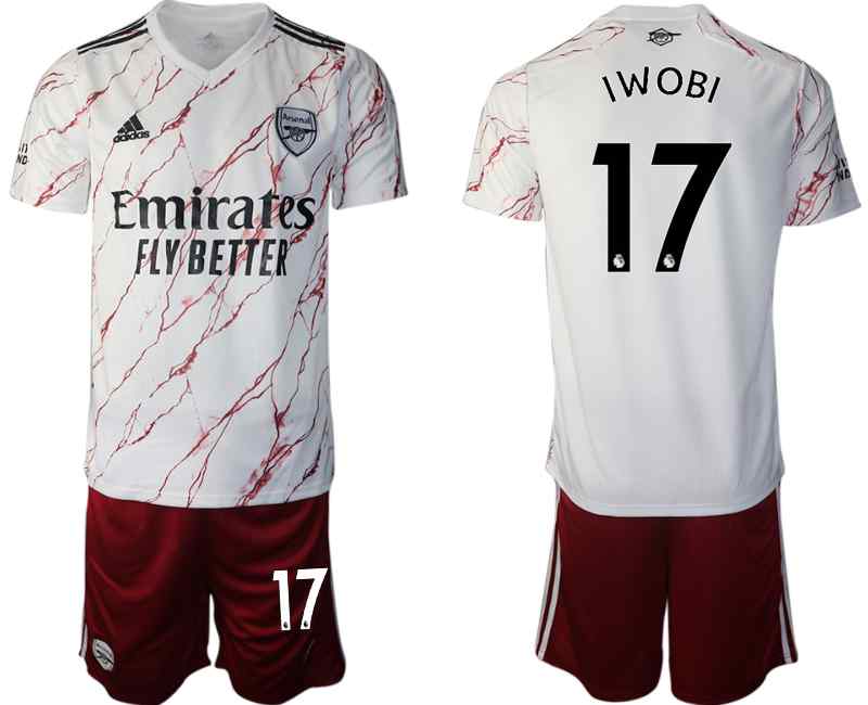 2020-21 Arsenal 17 IWOBI Away Soccer Jersey