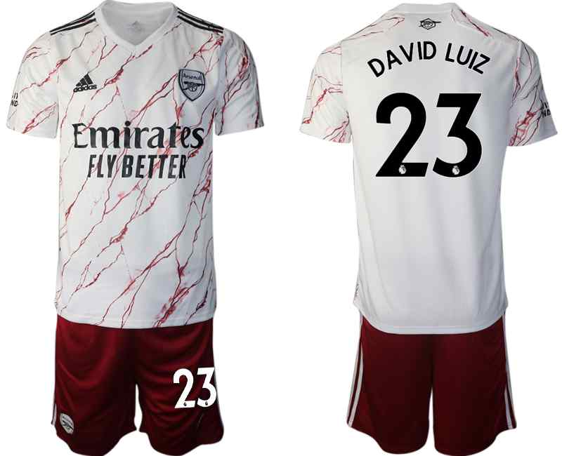 2020-21 Arsenal 23 DA VID LUIZ Away Soccer Jersey