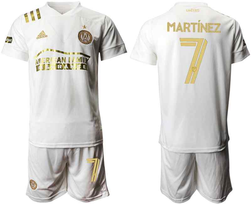 2020-21 Atlanta United FC 7 MARTINEZ Away Soccer Jersey