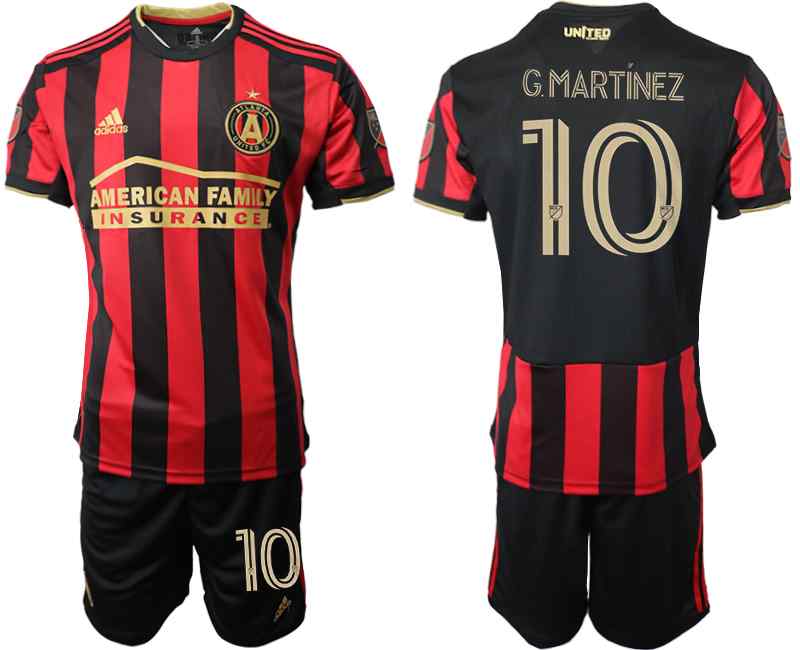 2020-21 Atlanta United FC 10 G.MARTINEZ Home Soccer Jersey