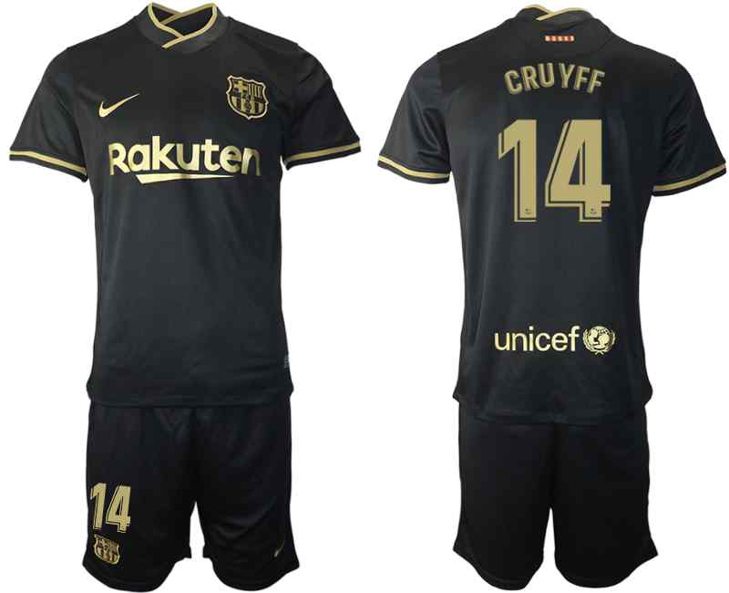 2020-21 Barcelona 14 CRUYFF Away Soccer Jersey