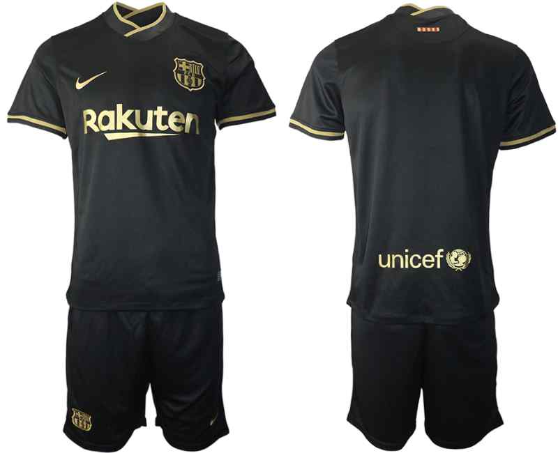 2020-21 Barcelona Away Soccer Jersey