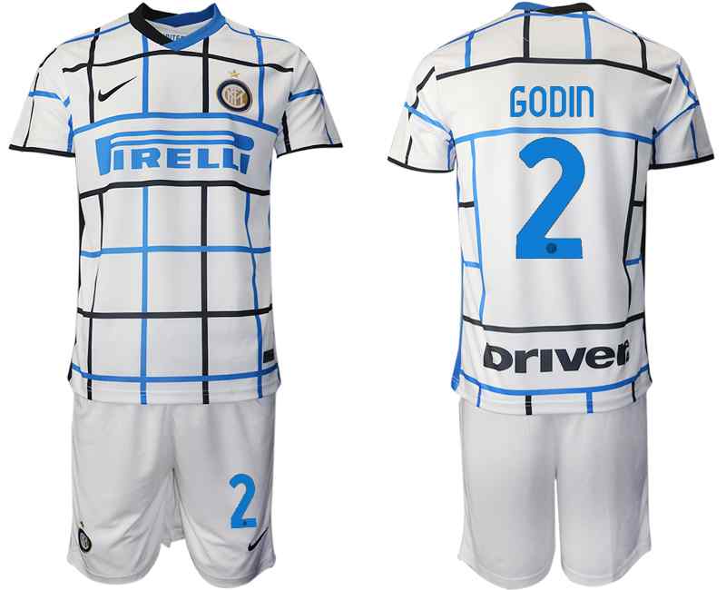 2020-21 Inter Milan 2 GODIN Away Soccer Jersey