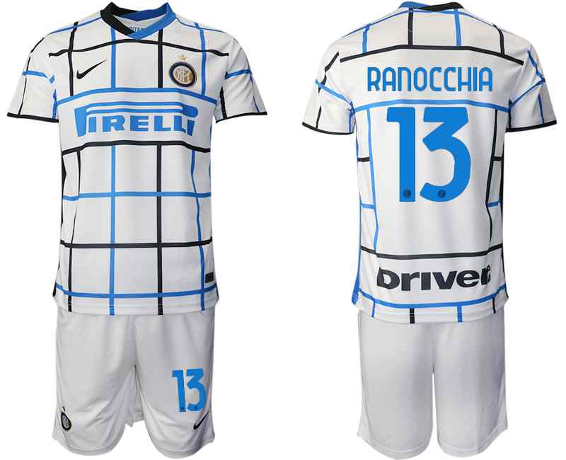 2020-21 Inter Milan 13 RANOCCHIA Away Soccer Jersey