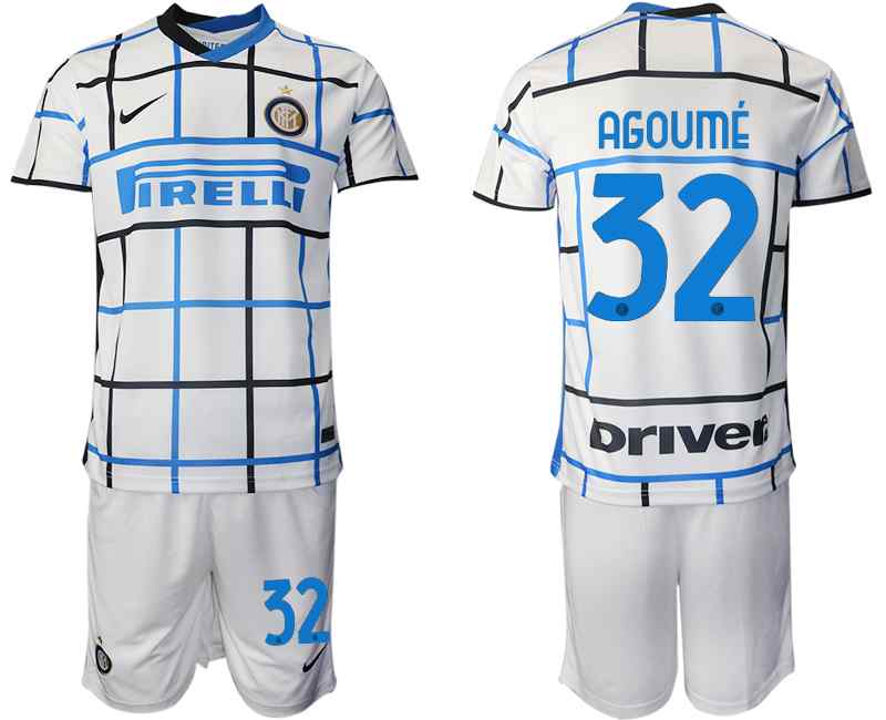 2020-21 Inter Milan 32 AGOUME Away Soccer Jersey
