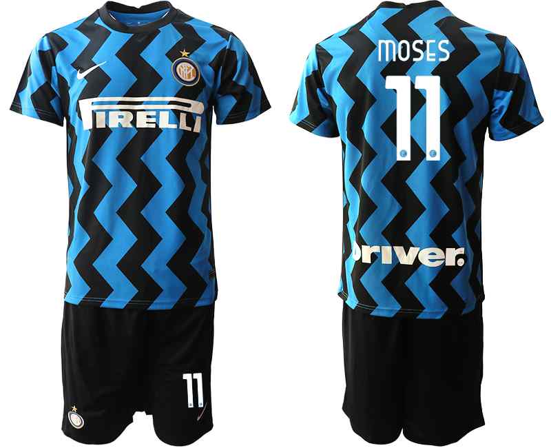 2020-21 Inter Milan 11 MOSES Home Soccer Jersey