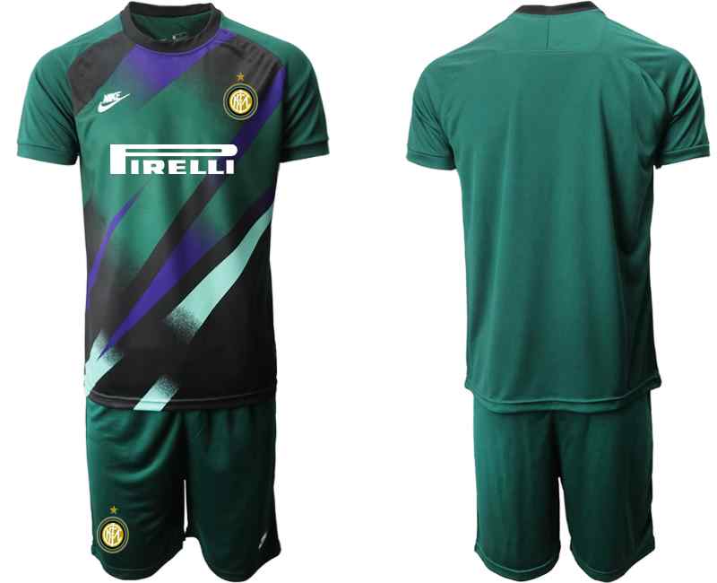 2020-21 Inter Milan Dark Green Goalkeeper Soccer Jersey
