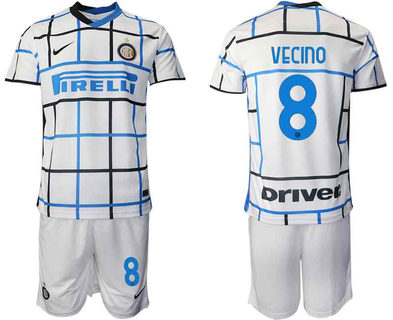 2020-21 Inter Milan 8 VECINO Away Soccer Jersey