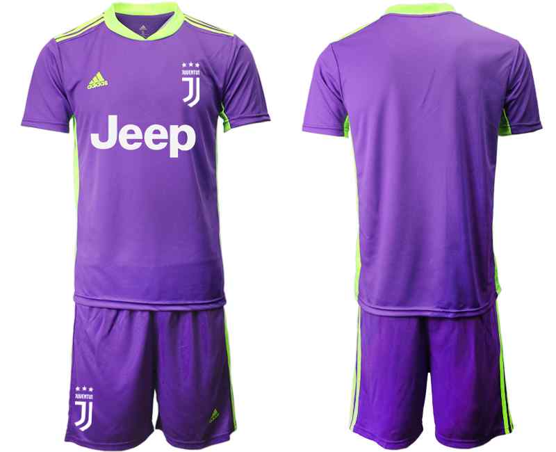 2020-21 Juventus Purple Goalkeeper Soccer Jersey