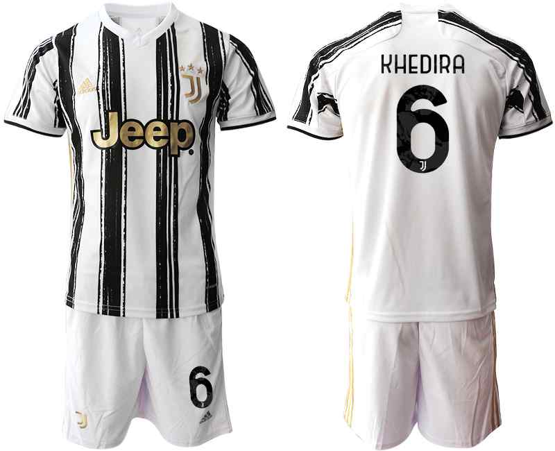 2020-21 Juventus 6 KHEDIRA Home Soccer Jersey